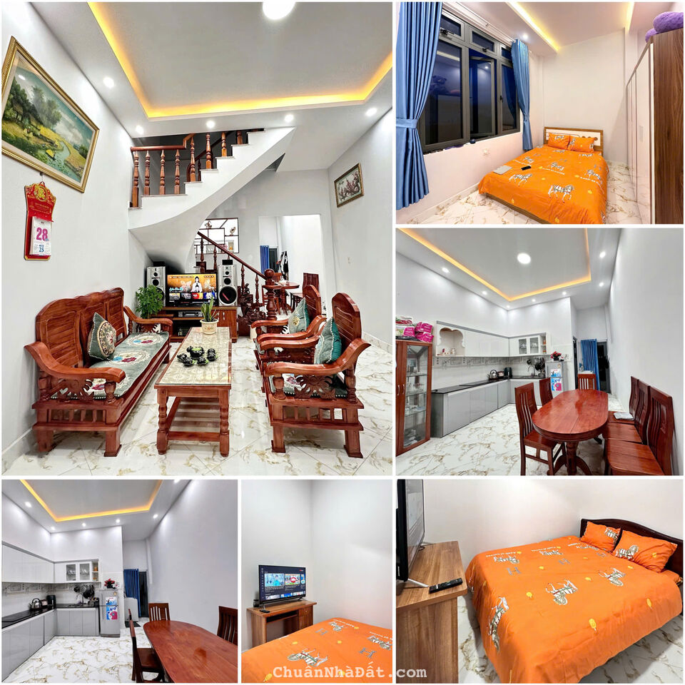 CHO THUÊ NHÀ NGUYÊN CĂN GẦN CHỢ CHI LĂNG, HẺM NGÔ VĂN SỞ, 3PN FULL NỘI THẤT 8TR5, LH 0888-113-882