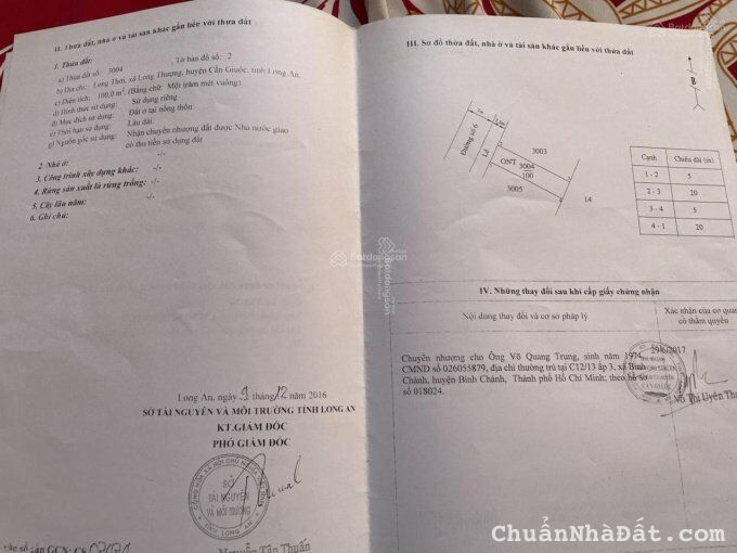 Bán đất KDC Hải Sơn, xã Long Thượng, Cần Giuộc, Long An