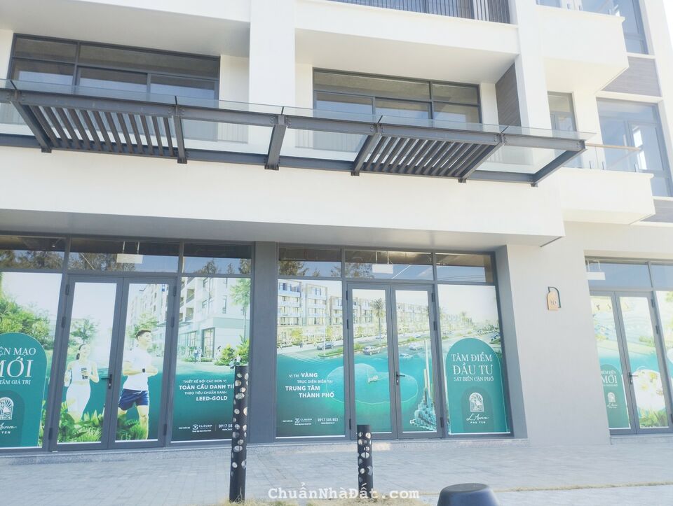 shophouse biển L'Aurora Phú Yên có phố đi bộ 24/7 chỉ 2,6 tỷ có sổ hồng