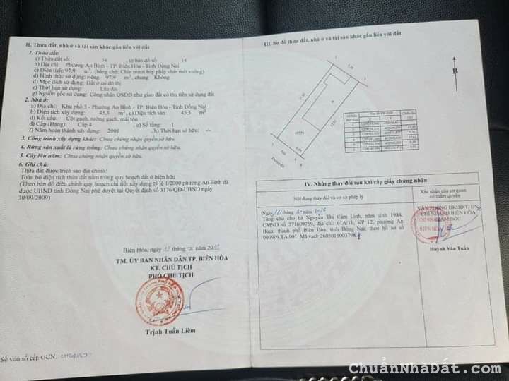 bán nhà phường an bình biên hòa 