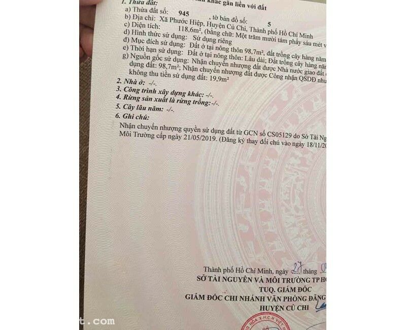 Bán đất Củ Chi, gần 120m2 nở hậu phát lộc, gần tuyến đường Xuyên Á, chỉ 300 triệu. Bán đất Củ Chi, gần 120m2 nở hậu phát lộc, gần tuyến đường Xuyên Á, chỉ 300 triệu.