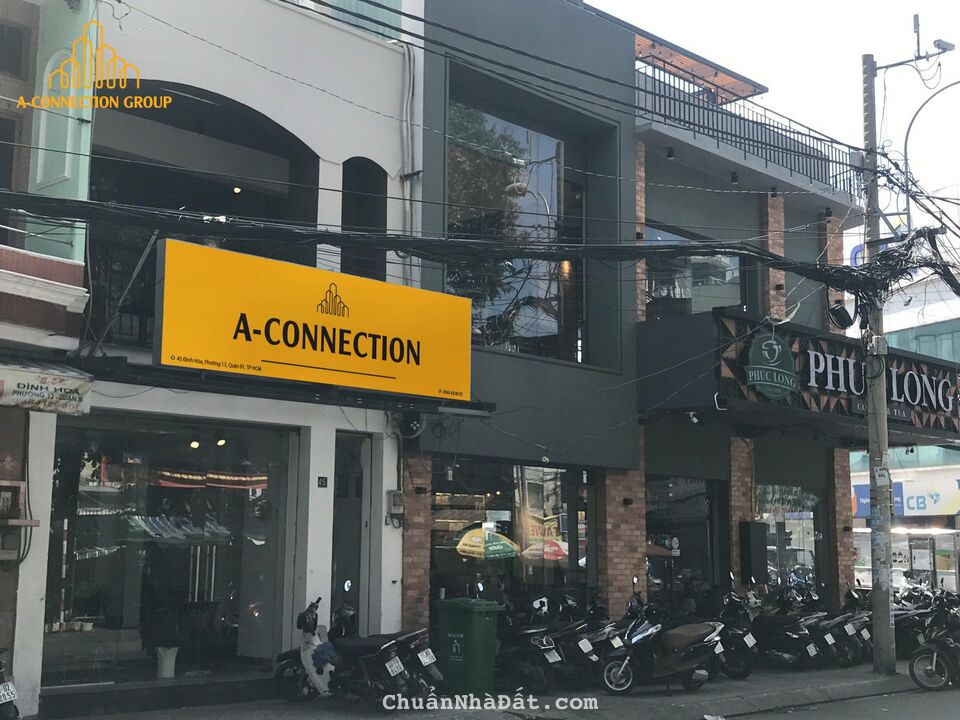 CHÍNH CHỦ CHO THUÊ NHÀ MẶT TIỀN 45 ĐINH HÒA,P13, Q8