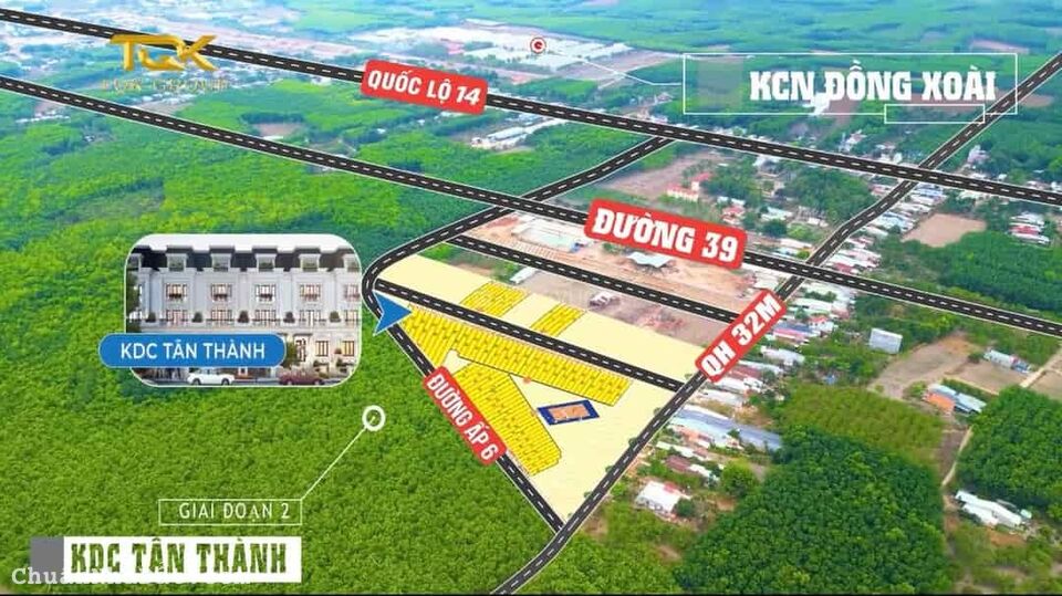 Tân Thành Giá Rẻ Ngay KCN Lớn Sổ Hồng Riêng Chỉ 250tr Là Mua Được Chính Chủ