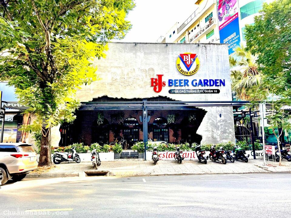 Cho thuê nhà 10x50m mặt tiền Cao Thắng Quận 10 giá 250triệu 