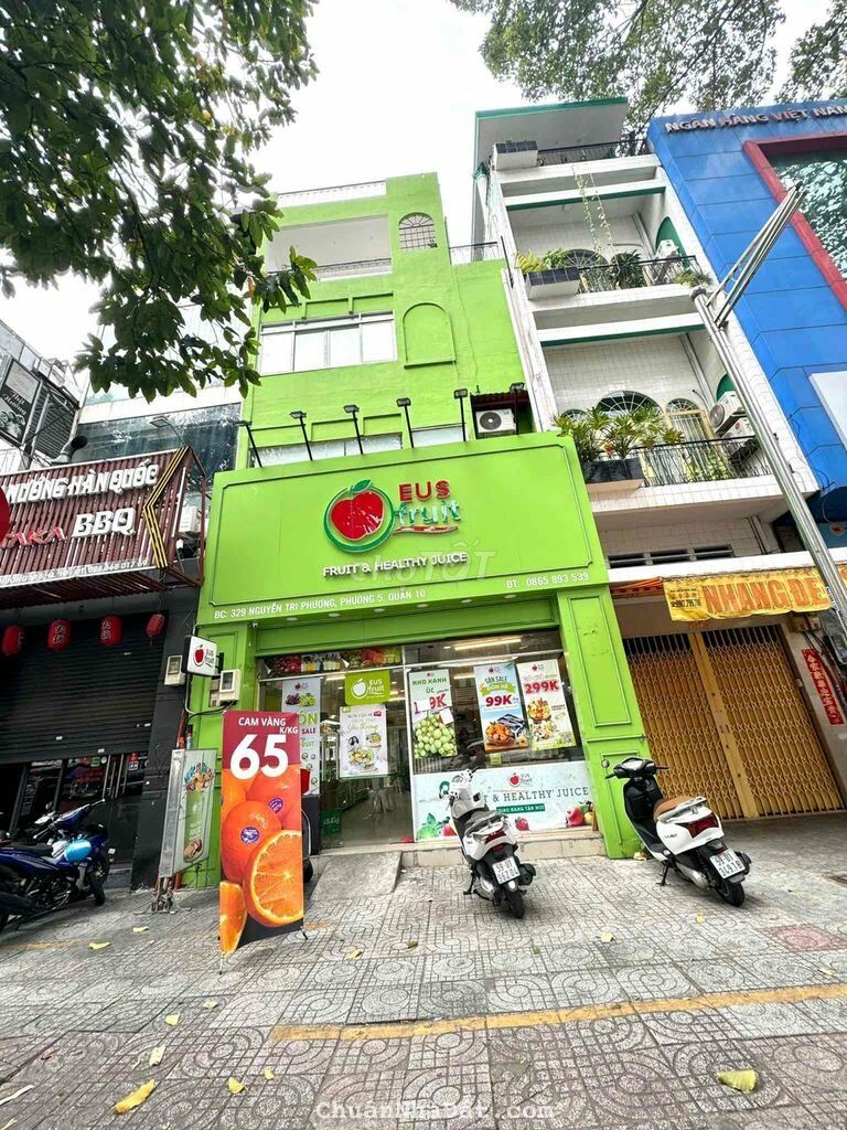 Cho thuê Nhà 7x15m trệt 3 lầu mặt tiền Nguyễn Tri Phương quận 10