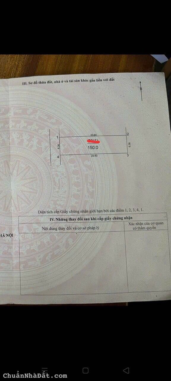 Cần Bán đất Sơn Du Nguyên Khê Đông Anh 150m2  ❤ Giá 4x tr/m.