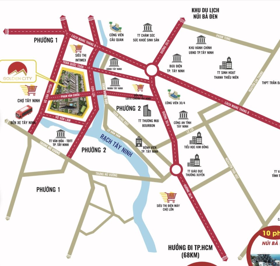 Căn hộ thông minh đầu tiên tại Trung tâm TP.Tây Ninh sở hưu ngay chỉ với 299tr