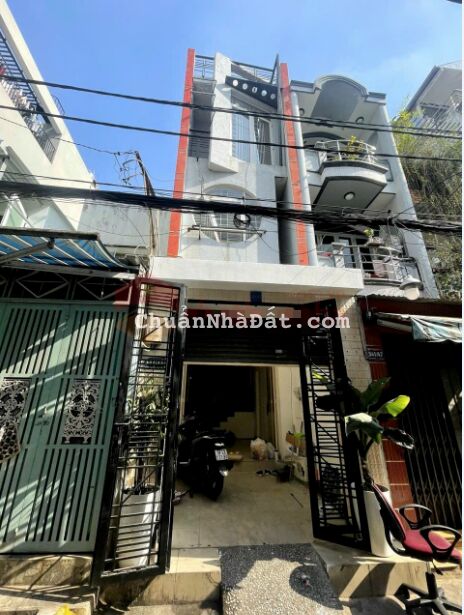 NHÀ 1 TRỆT 2 LẦU 4PN 3WC , CÓ  DTSD  144 m2 - HẺM Ô TÔ