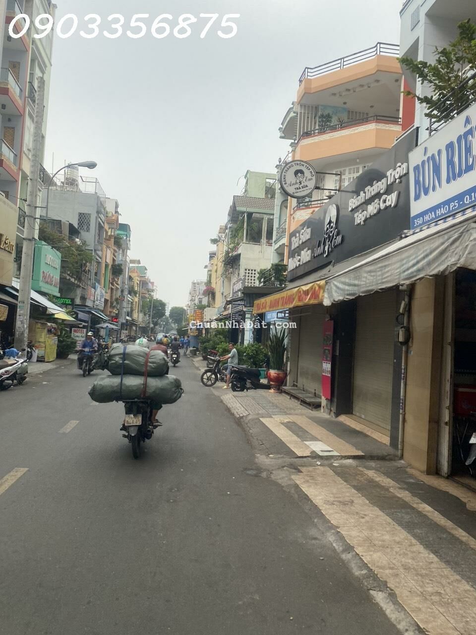 CHỈ 13 TỶ 5 TL-  Mặt Tiền Hòa Hảo Ngay Nguyễn Tri Phương (4,96x10,5)Khu KD Đa Ngành Nghề sầm Uất 