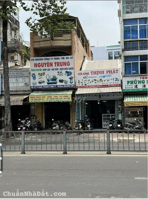 ✅Bán Nhà Phố Mặt Tiền Ba Tháng Hai 1Trệt 2 Lầu 75m2, Vuông A4, Hoàn Công Đủ, 22Tỷ