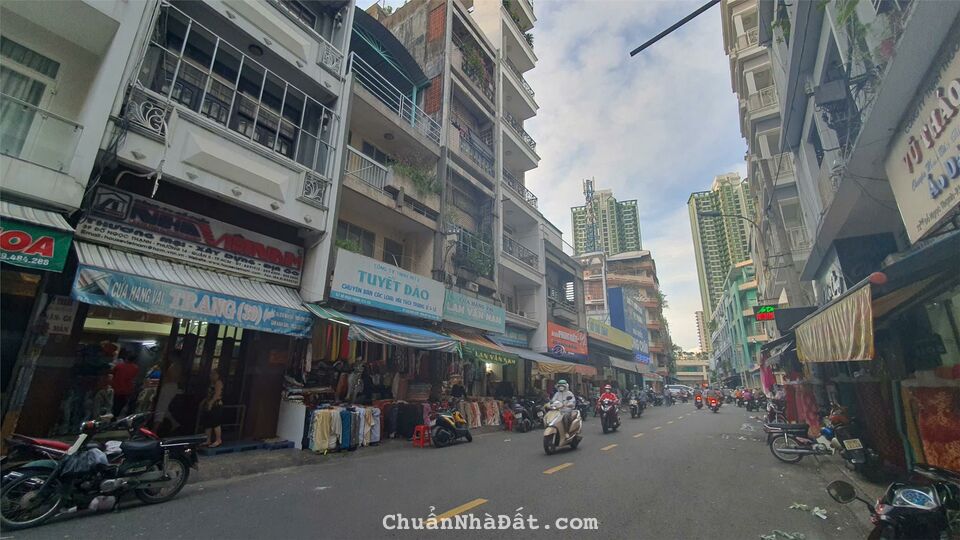 **Bán Nhà MTKD Chợ Vải Soái Kình Lâm Quận 5,6 tầng có thang máy, 4.2X18 HDT.50tr 29TỶ