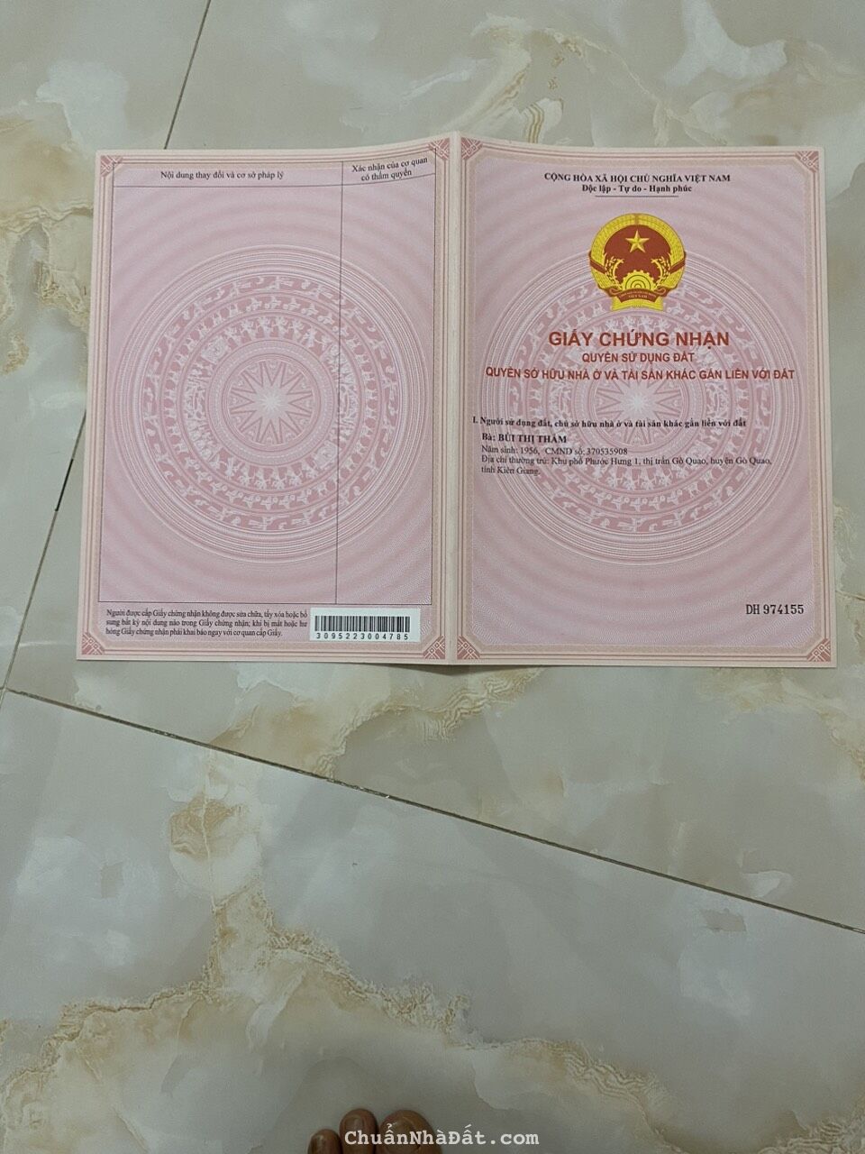 Bán nhà cấp 4 ngay TTHC Huyện Gò Quao 72.5m2 SHR chỉ 1.6 tỷ. Lh:0988679171.