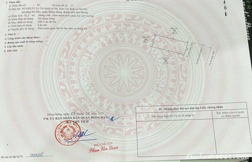 Chính chủ bán đất TĐC Hồ Đá Sở Dầu Hồng Bàng Hải Phòng 51,2m2 SĐCC 48tr/m2. Lh:0963065792 Chính chủ bán đất TĐC Hồ Đá Sở Dầu Hồng Bàng Hải Phòng 51,2m2 SĐCC 48tr/m2. Lh:0963065792