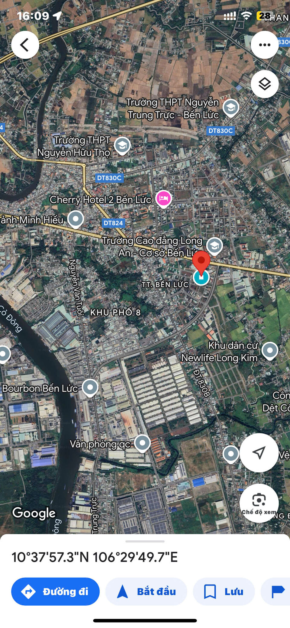 Bán đất KDC LONG KIM 2 (KDC HOÀNG LONG) NGAY TT THỊ TRẤN BẾN LỨC 92M2 SHR 1.6 TỶ. LH:0924404648