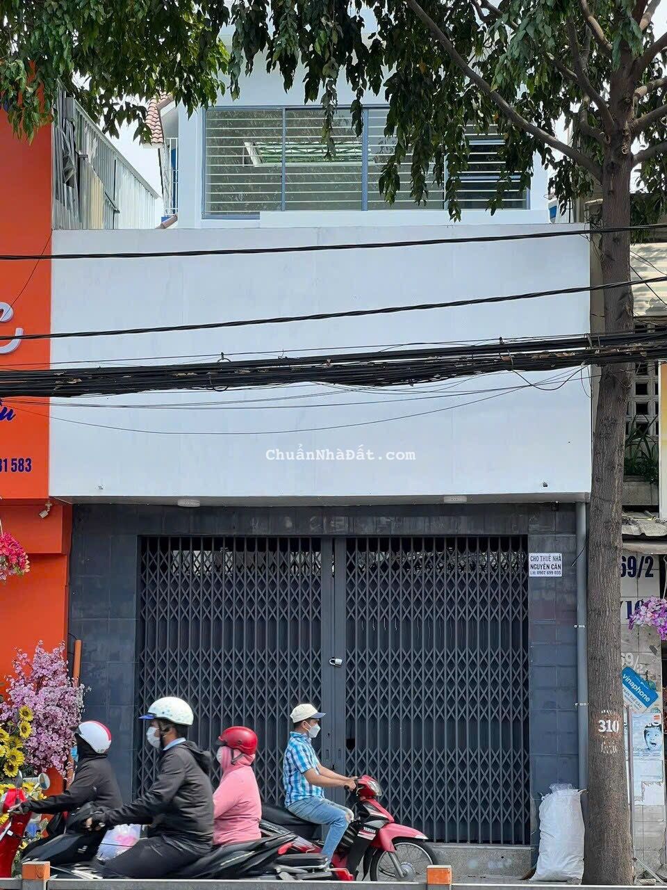 CHO THUÊ NHÀ MẶT TIỀN Đ.QUANG TRUNG GÒ VẤP. 1T2L 115M2 CHỈ 50TR/TH. LH:0706230288