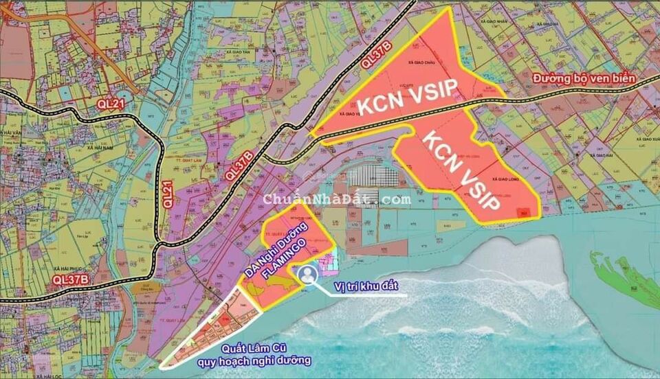 Đất dự án nghỉ dưỡng Flamingo và bãi tắm Quất Lâm, SHR, giá đầu tư chỉ từ 1.3 tỷ. Lh:0937914693. Đất dự án nghỉ dưỡng Flamingo và bãi tắm Quất Lâm, SHR, giá đầu tư chỉ từ 1.3 tỷ. Lh:0937914693.