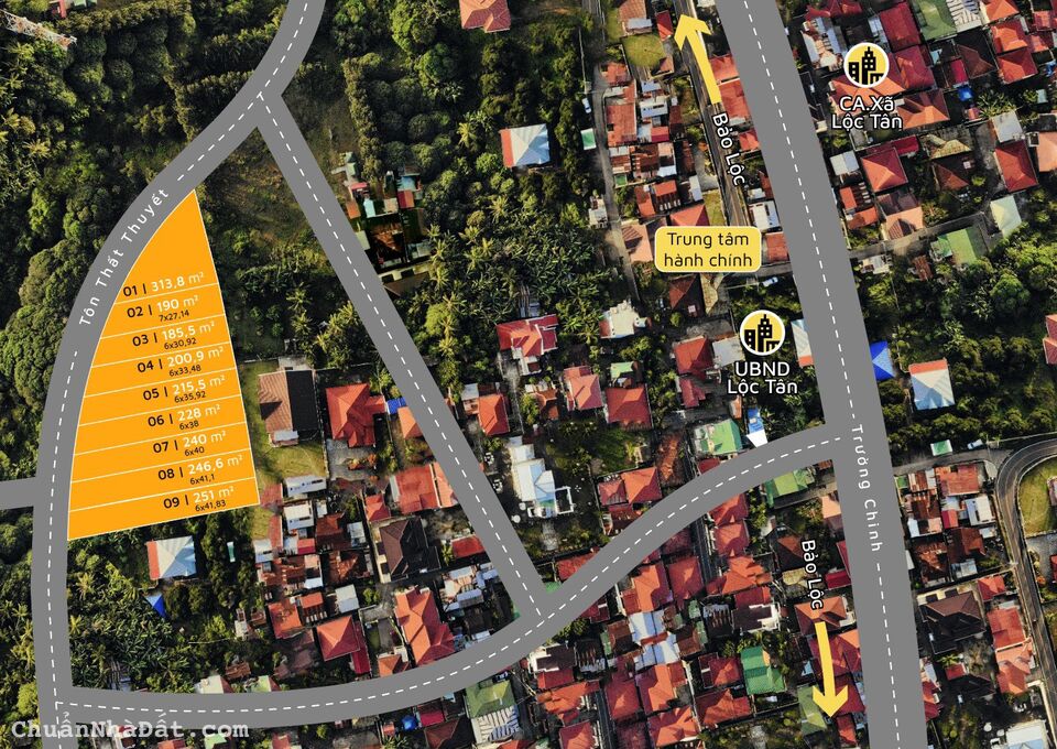 950tr/190m2 bán đất nền biệt thự nghỉ dưỡng gần thác dam bri , gần TT Bảo Lộc, sổ hồng riêng