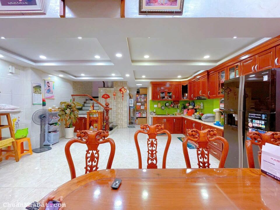 Nhà đẹp 1 Trệt 3 Lầu, 3tỷ160 Nơ Trang Long Bình Thạnh,DT 89,9m2,Sổ hồng riêng, công chứng ngay 