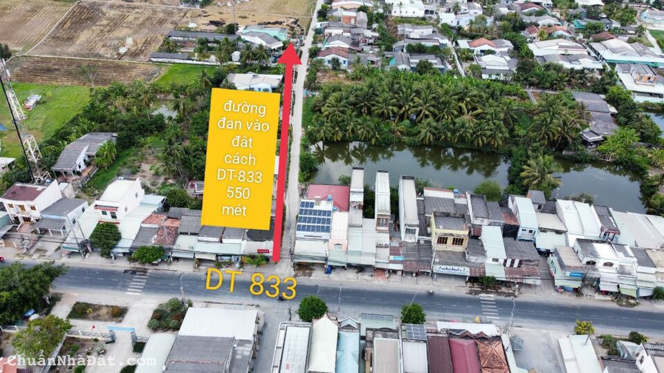 Đất rẻ chỉ 290tr toàn nền - Xã Bình Lãng, Tân Trụ, Long An