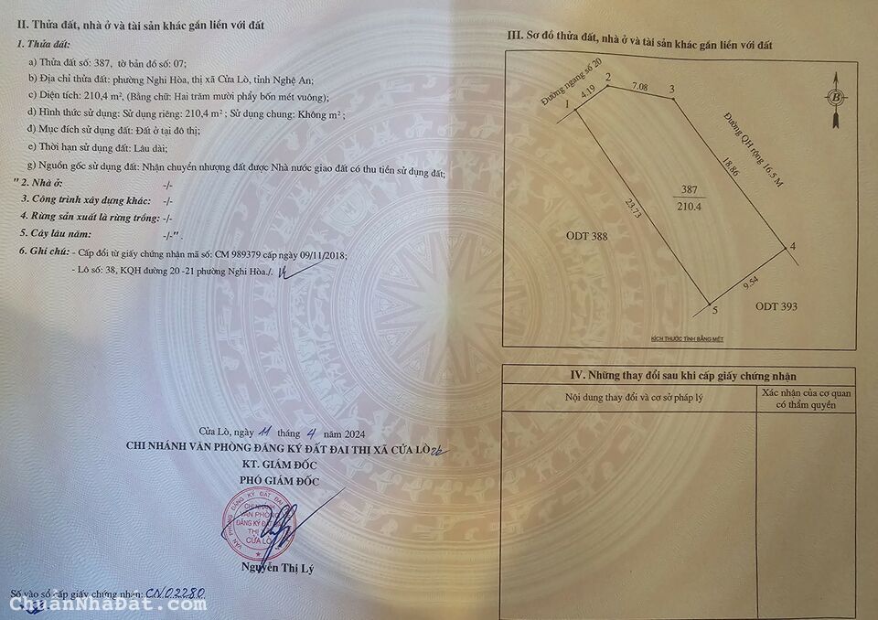 bán  đất  cửa  lò 