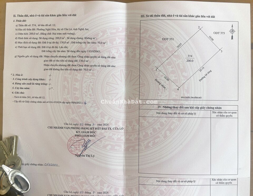 bán đất  NGHI  hòa   cửa lò 