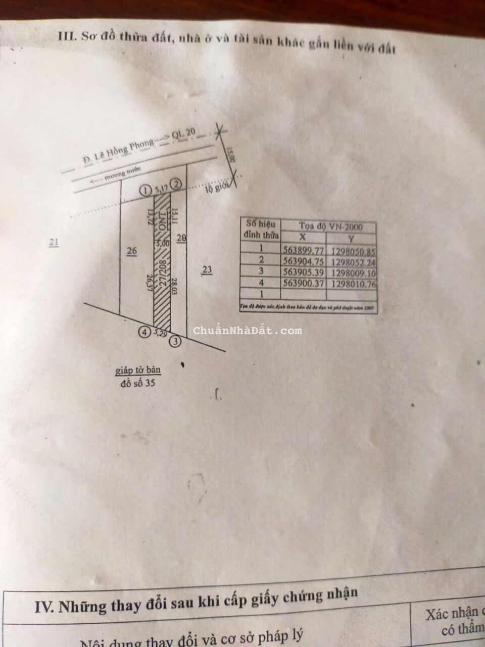 Bán đất tặng nhà mặt tiền lê hồng phong, liên nghĩa đức trọng