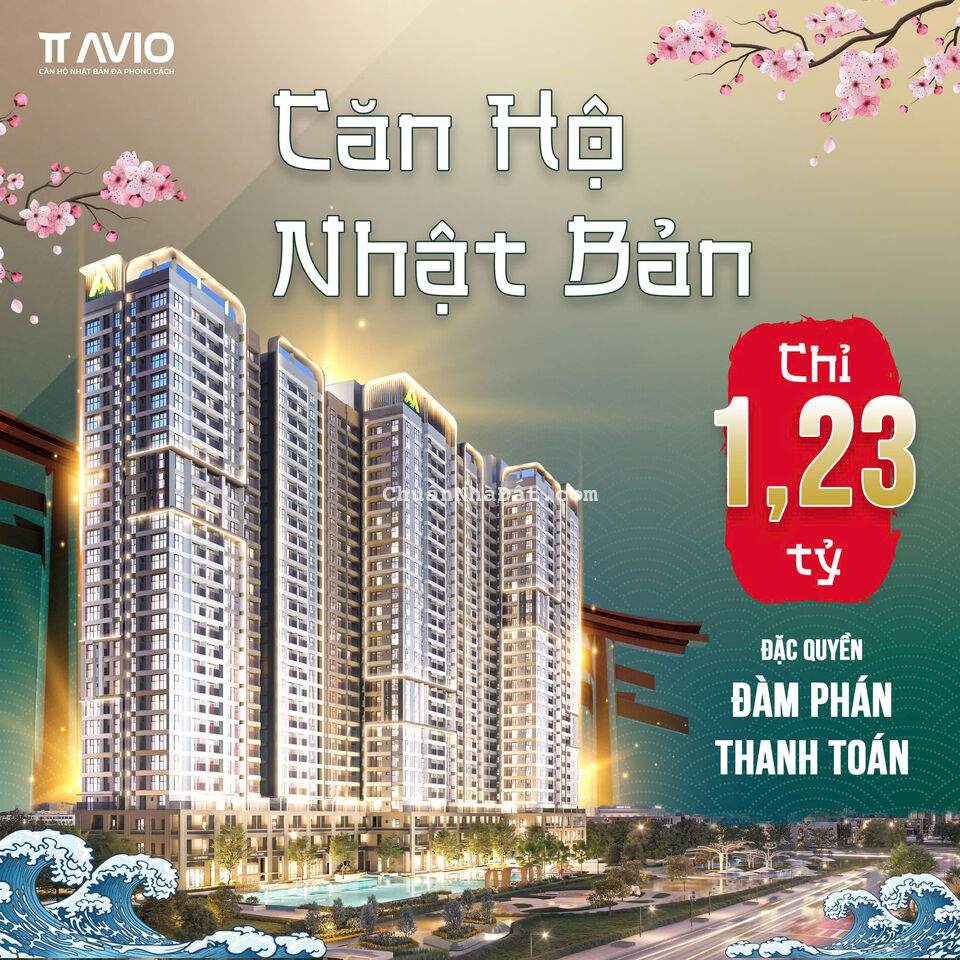 Từ 123 triệu có ngay căn hộ Nhật Bản TT Aio , được trao đổi lịch thanh toán với CĐT