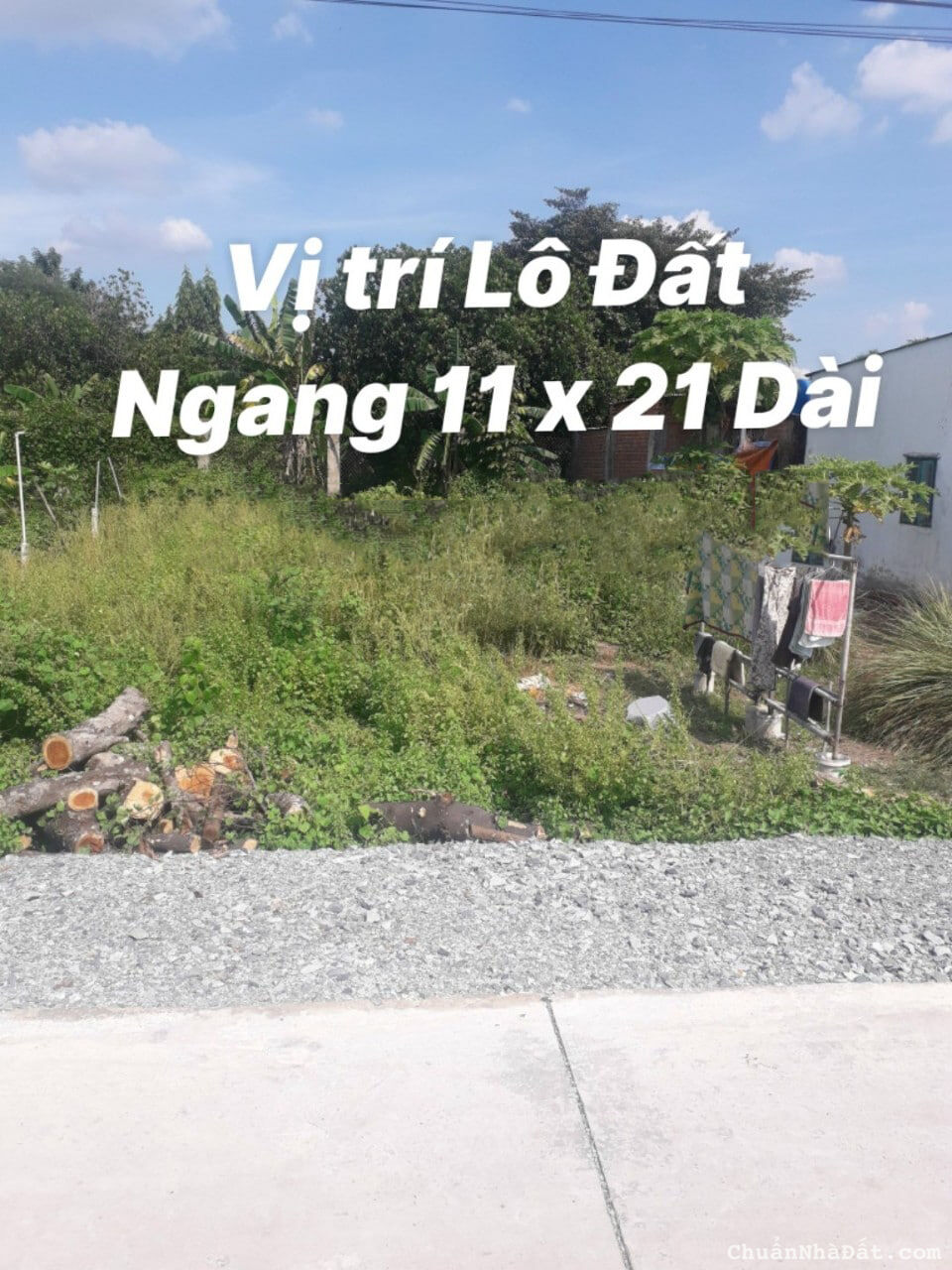 Lô Đất chỉ 1tr/m2 ở Tân Phú Trung, Củ Chi. Đường 8m,SHR Giá chỉ 250tr.