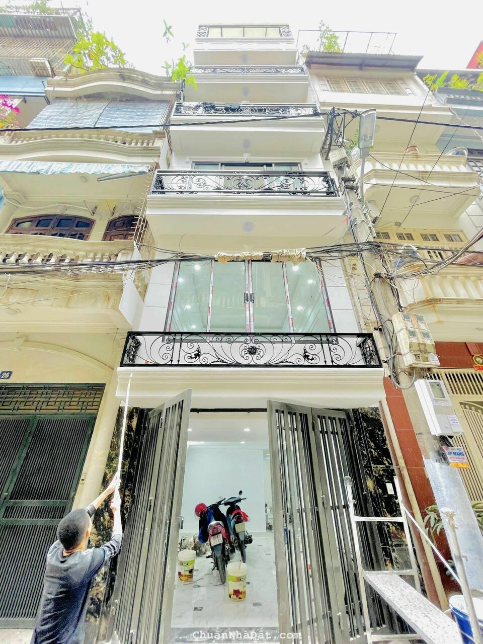  Bán nhà Minh Khai Hai Bà Trưng nhà mới phân lô thang máy ô tô tránh vỉa hè 55m 6T 4m 12 tỷ 