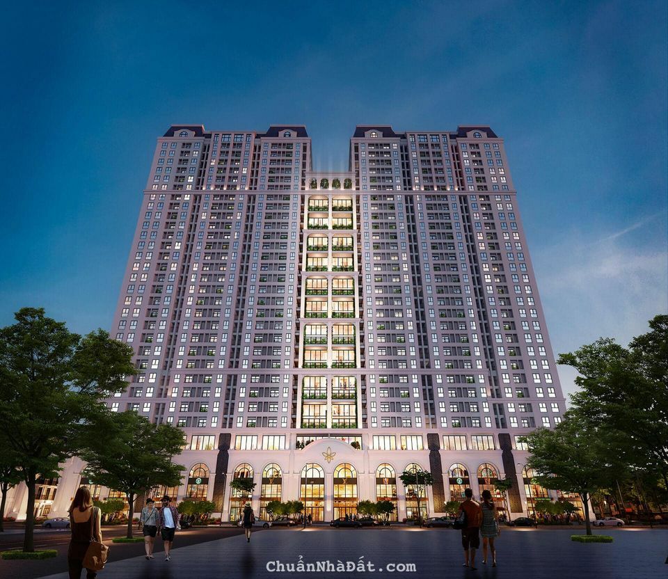 Chung cư Eden Garden, Căn 75.4m2 2N 2VS Đông Nam VIEW Lê Lợi, nội thất liền tường giá chỉ 2.3xx tỷ