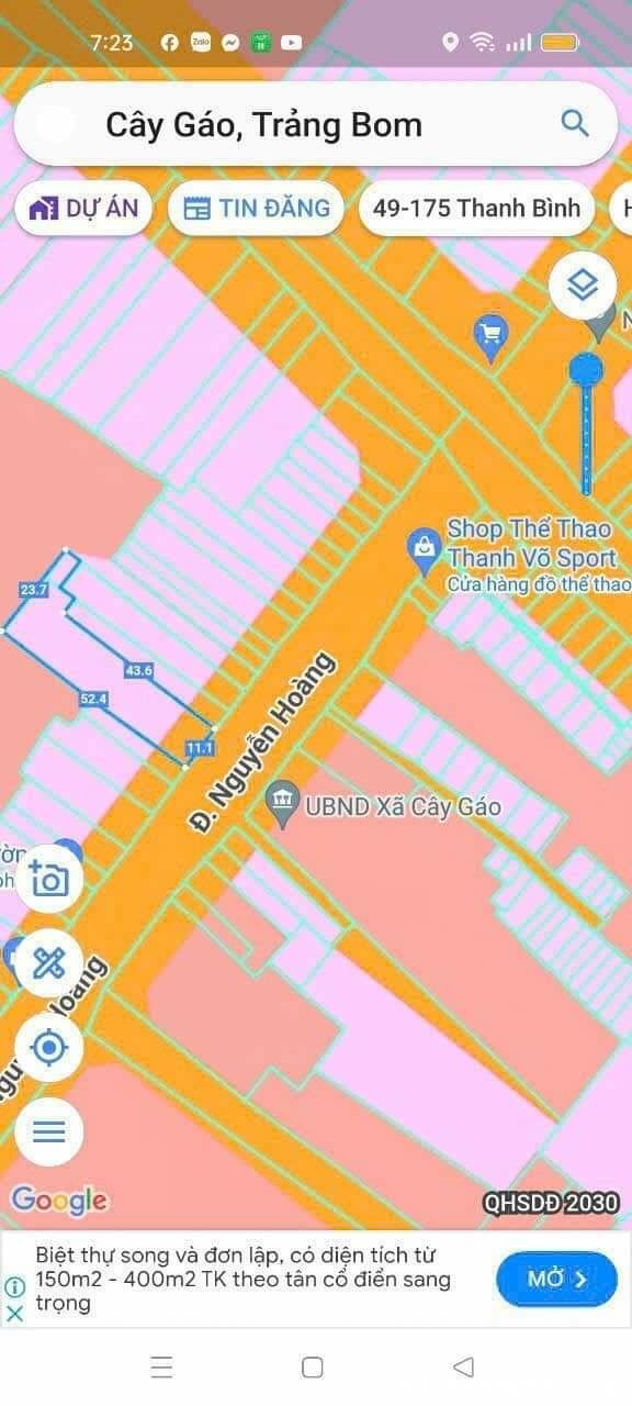 Bán Mặt Tiền KD Buôn Bán Đẹp Đường Nguyễn Hoàng Sát Ngã 4 Tân Lập _ Cây Gáo _ Trảng Bom _ ĐN Bán Mặt Tiền KD Buôn Bán Đẹp Đường Nguyễn Hoàng Sát Ngã 4 Tân Lập _ Cây Gáo _ Trảng Bom _ ĐN