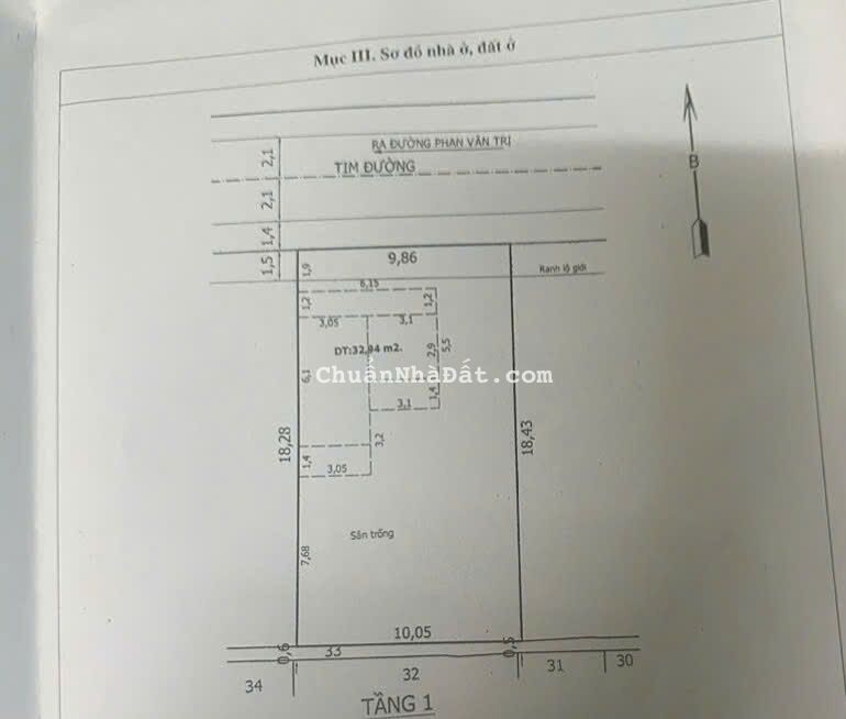 NGANG 10M X 19M THUỘC KHU K26 CÁN BỘ PHƯỜNG 17 QUẬN GÒ VẤP