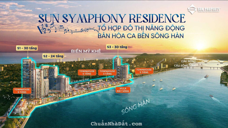 Căn hộ đẳng cấp bên sông hàn, chiết khấu cao từ chủ đầu tư, Sun Symphony Căn hộ đẳng cấp bên sông hàn, chiết khấu cao từ chủ đầu tư, Sun Symphony