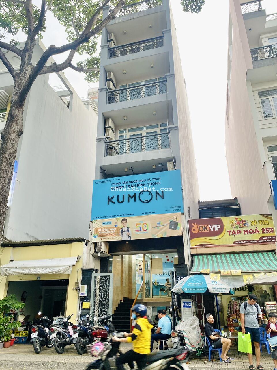 🕵️ TÒA NHÀ THANG MÁY MẶT TIỀN TRẦN BÌNH TRỌNG - Q5