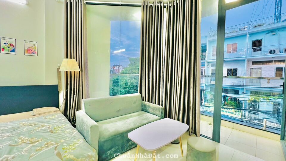 Cao cấp Bình Thạnh - Căn hộ 1 Phòng ngủ Ban công, nội thất đẹp tại Ngô Đức Kế - gần Nơ Trang Long