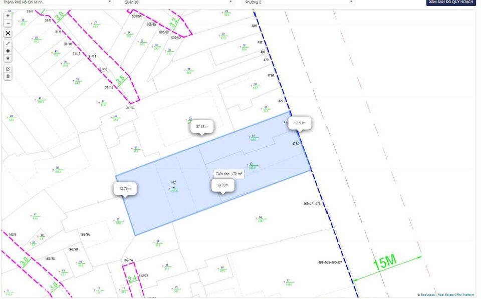 Mặt Tiền 477 Lê Hồng Phong, Phường 2, Quận 10 DT 13 x 38m 464m2 giá 220 tỷ Mặt Tiền 477 Lê Hồng Phong, Phường 2, Quận 10 DT 13 x 38m 464m2 giá 220 tỷ