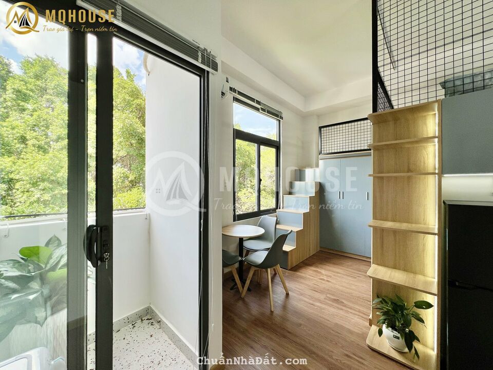 Căn Hộ Có Gác, Ban Công, View Cây Xanh, Rộng 35m2