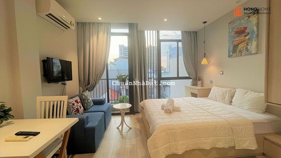 Chung Cư Mini Cao Cấp Mới Xây_Khu Vực Cafe Tại Nhà_ Thang Máy_ Dịch Vụ Dọn Phòng