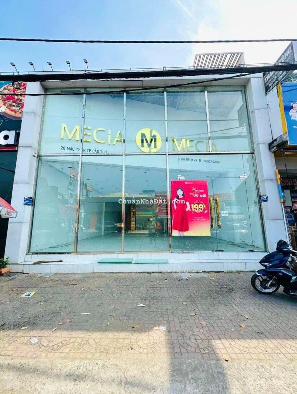 Cho thuê nhà đường mậu thân, cần thơ, 400m2, mặt tiền 8m