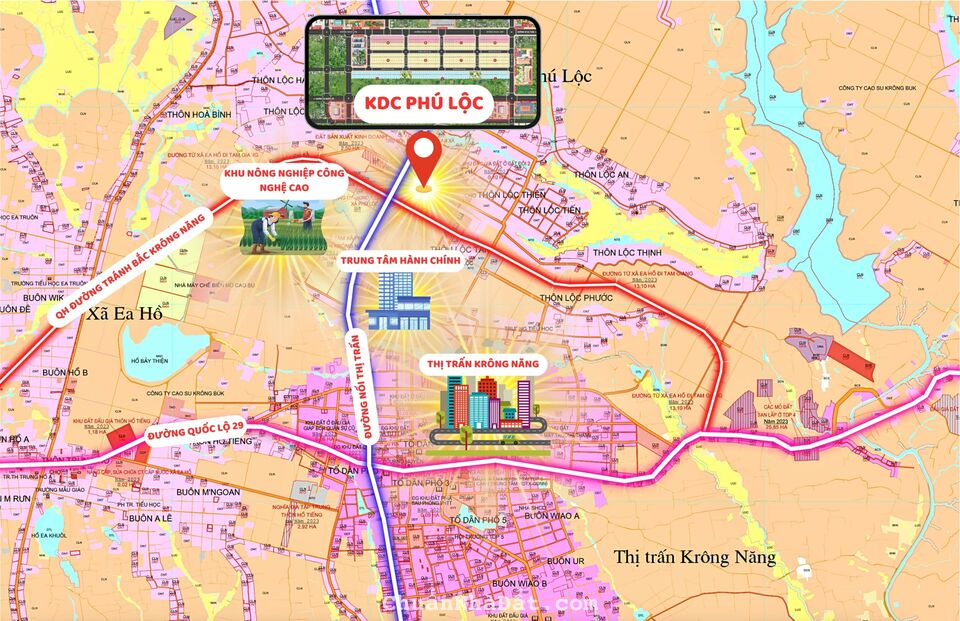 Bán lỗ 396m2, giá chỉ 2 tỷ, đất ngay trung tâm hành chính mới