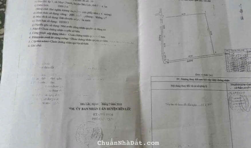 2000 m² đất lúa 2 mặt tiền đường đan tại xã nhựt chánh 2000 m² đất lúa 2 mặt tiền đường đan tại xã nhựt chánh