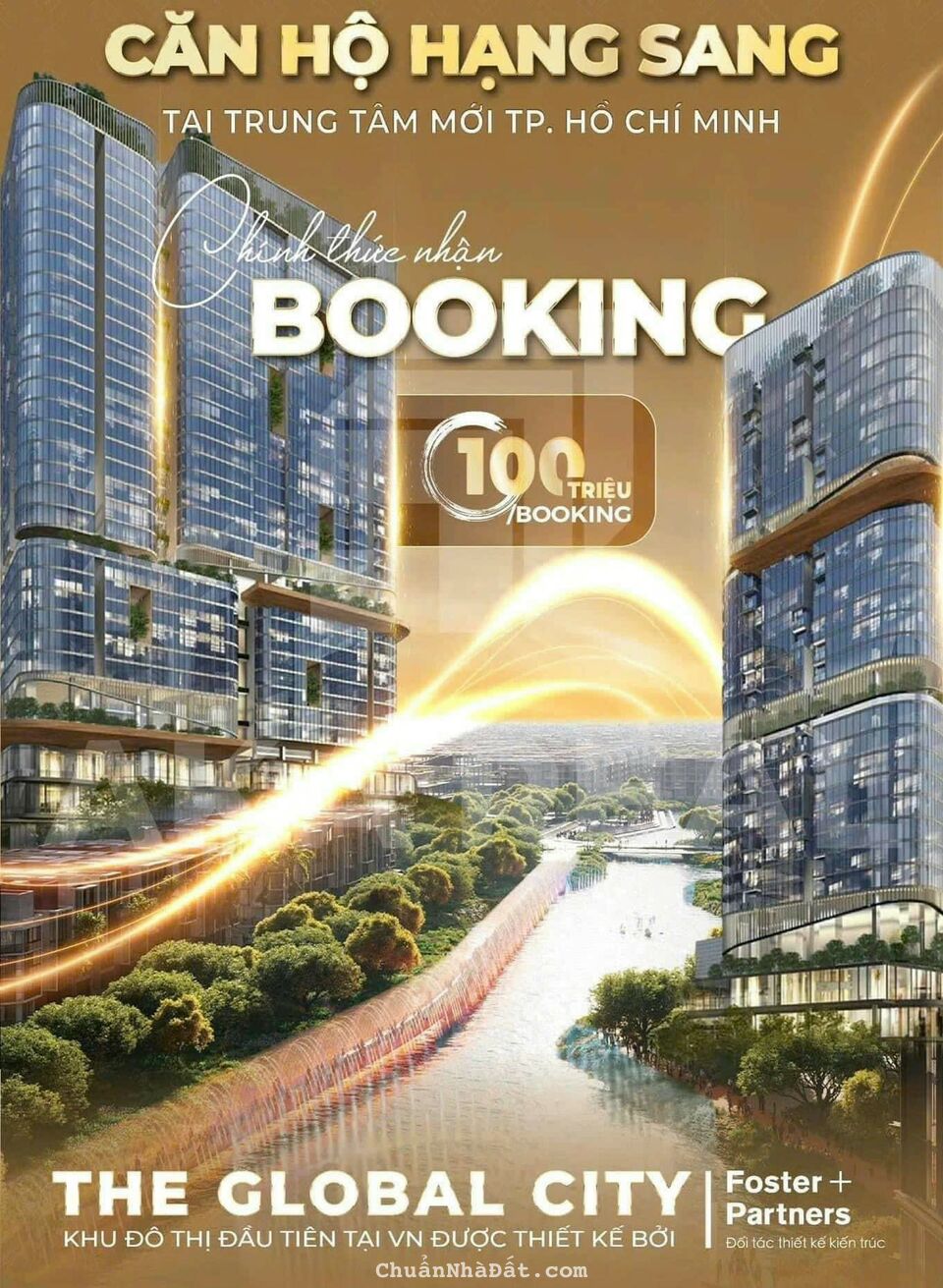 🌟 BOOKING TIME🌟 Tòa chung cư SIÊU ĐÔ THỊ phía đông The Global City - DownTown 