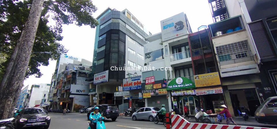 Tòa nhà Bùi Thị Xuân . Bến Thành Quận 1 . dt: 8x20m . Hầm 8 tầng . 118 tỷ