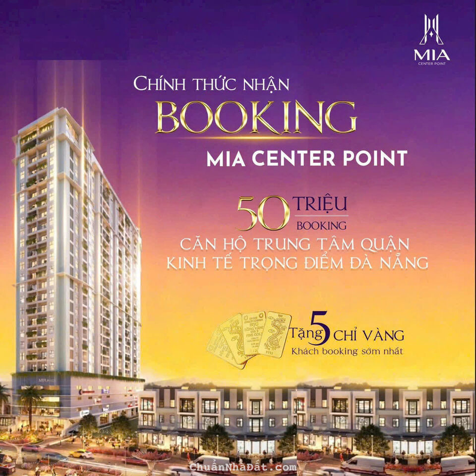 CĂN HỘ MIA CENTER POINT TRUNG TÂM LIÊN CHIỂU CHỈ 45TR/M2