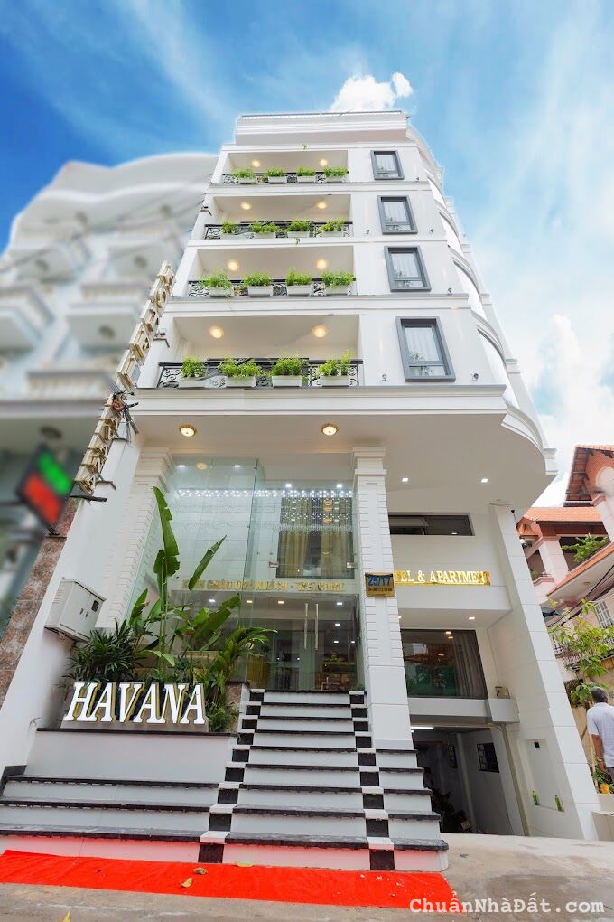 Bán Nhà 25/17 Cửu Long, Quận Tân Bình. Ngang 10m - Hầm + 5 Tầng - HĐ Thuê 300 Tr/Tháng