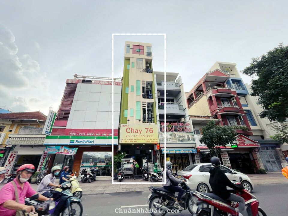 Bán Nhà Mặt Tiền Số: 76 Lý Chính Thắng, Phường Võ Thị Sáu, Quận 3. DT: 4,4 x 24m - 6 Tầng. Bán Nhà Mặt Tiền Số: 76 Lý Chính Thắng, Phường Võ Thị Sáu, Quận 3. DT: 4,4 x 24m - 6 Tầng.