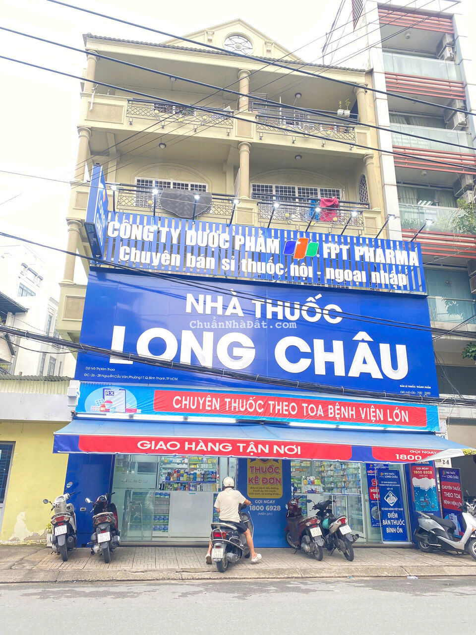 Bán Nhà Mặt Tiền 26 - 28 Nguyễn Cửu Vân, Phường 17, Quận Bình Thạnh. DT: 8,7 x 20 - 5 Tầng