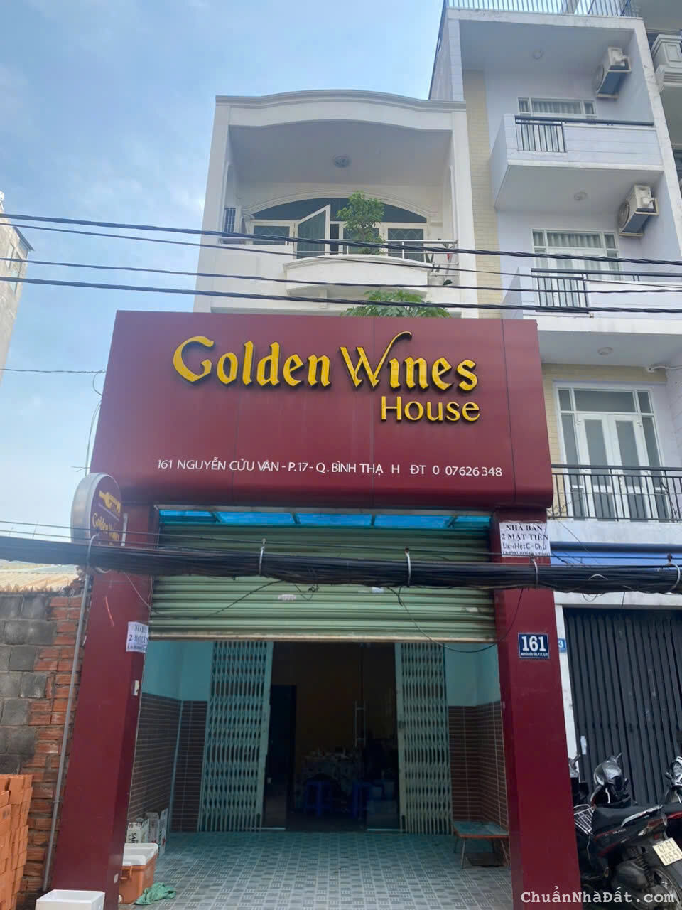 Bán Nhà 2 MT Trước Sau Số: 161 Nguyễn Cửu Vân, Phường 17, Quận Bình Thạnh. DT: 4 x 22m