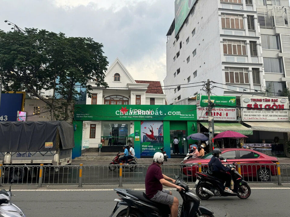 Bán Nhà Mặt Tiền 107 Nguyễn Thị Thập, Phường Tân Phú, Quận 7. DT: 11,8 x 15,6m - 2 Tầng.