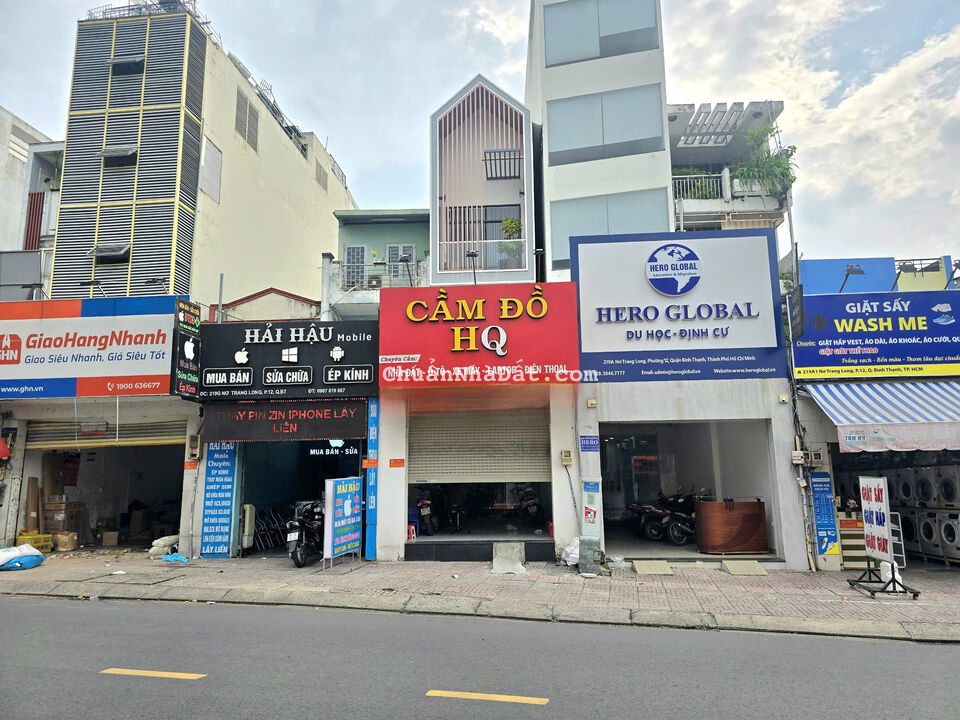 Bán Nhà Mặt Tiền Đường Nơ Trang Long, Bình Thạnh. DT: 4 x 27m - 3 Tầng - Giá: 17 Tỷ